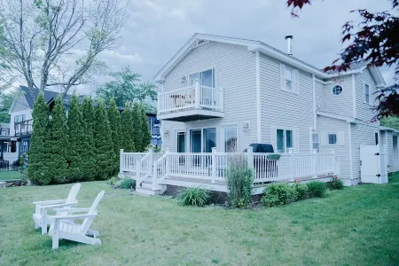 Lakefront Home with Private Dock on Lake Winnisquam, 15 Min from Gunstock Mtn