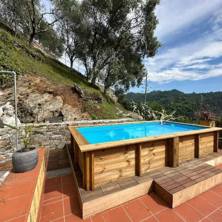 A Terrace Overlooking the Sea and the Hills of Versilia