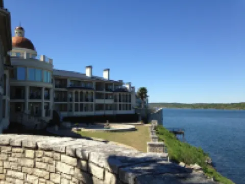 Lakefront Hill Country Hacienda on Lake Travis with Heated Indoor Pool!