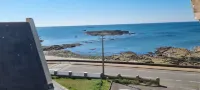 Beautiful renovated apartment with side sea view on the Corniche in Concarneau