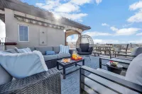 Oceanview Rooftop Patio Overlooking Flagler Beach W Firepit, Game Room, Bikes
