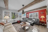 Patio and Relaxing Waterfall Pond Retreat - Charming Oasis