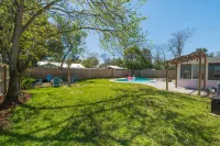 Relax and Unwind by the Fire Pit - Charming Poolside Oasis