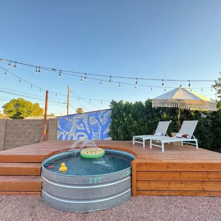 2Br DT Mesa Home  w/ Cowboy Pool + Walkable Location