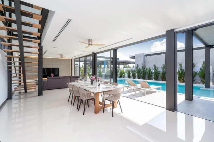 รูปภาพของพูลวิลล่าที่ทันสมัย ซันเซ็ต การ์เด้น 4