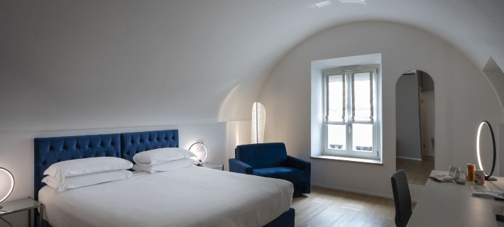 Le stanze del Savonarola Hotel a Ferrara