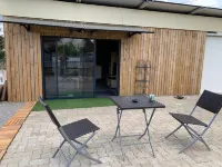 L'annexe Appartement EN Bois Avec Terrasse ET Jardinet Familial