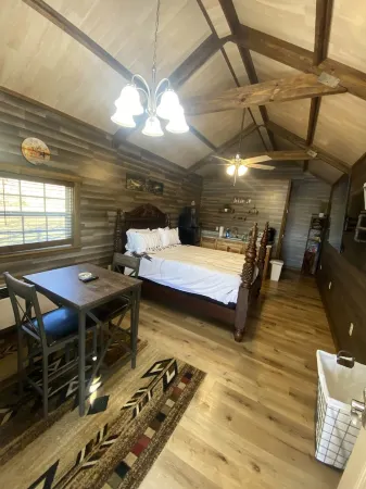 Relaxing waterfront studio on the Watuaga river!