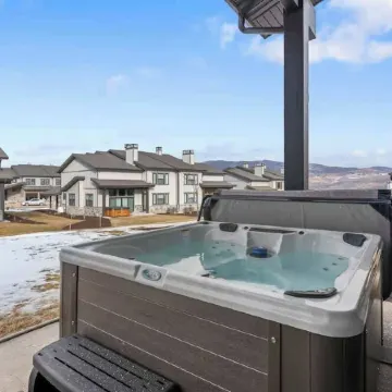 New East Deer Valley 1Min Away, Luxury 4Br Twin House,Hot Tub,  Park City 10 Min