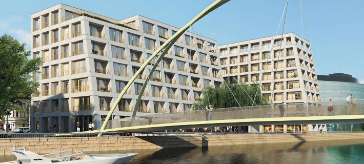 Boulevard Drobnera Residence - Apartments with a view of the Odra River 브로츨라프 호텔