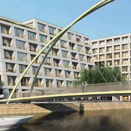 Boulevard Drobnera Residence - Apartments with a view of the Odra River