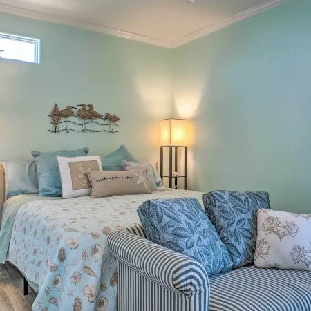 Furnished Deck + Ocean Views: Surfside Beach Home