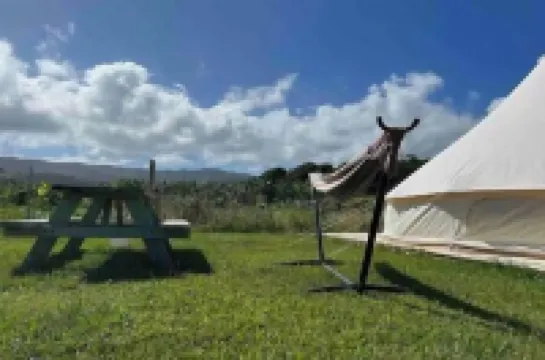 #5 North Shore Oahu Camping / Glamping Tent Laie Hoteles en Laie