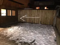 T4 grd standing Pra Loup 1600 private park 50m tracks / tourist office