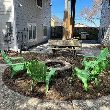 Sleeps 24+! Large home steps from Lake Michigan with views of the Lighthouse