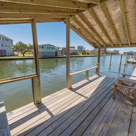 Spacious, newly remodeled, canal front home located in Avon, NC.