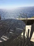 Stunning villa with a pool and with a private beach in Kea, Cyclades.