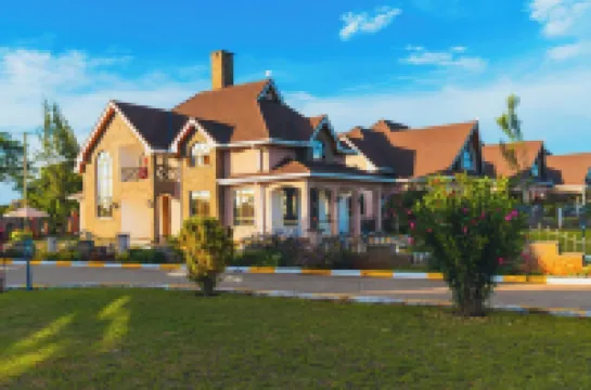 An elegant villa located in a serene Golf Resort, where luxury meets opulence. Hotels in 