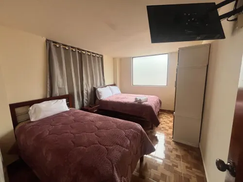Amplio apartamento familiar en el centro de Baños incluye garaje.
