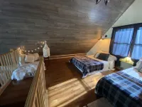 Peaceful RIVER front cabin in the WOODS! Kayak, snowmobile, hike, relax!