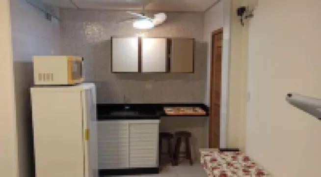 Studio with air conditioning. Canto Forte/PRAIA GRANDE/SP