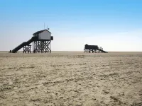 Apartment in St Peter-Ording Mit Terrasse - en bord de mer