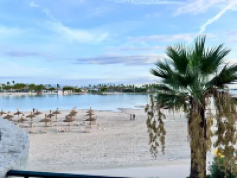 Apartment on the beach.