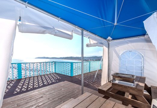 썬밸리펜션 외관 또는 주변 바다 전경