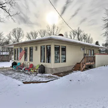 Pet-Friendly Retreat w/ Deck: Steps to Marina!