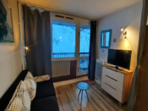 Apartment in La Mongie with Ski-In Access