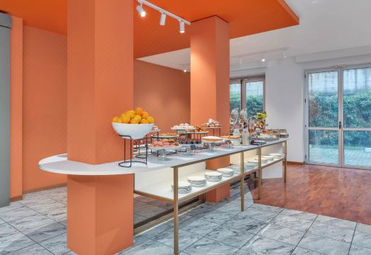 모던한 호텔 객실 인테리어