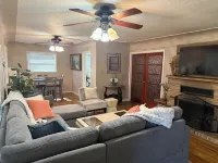 Central 3-bedroom house in Redding with Pool & Vintage Bar Room