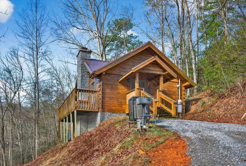 Hot Tub Location Cozy Studio Log Cabin Fireplace - Apartments