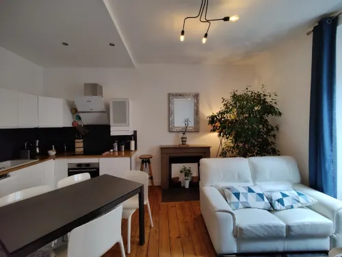 T3 of 50m², 1 Bedroom and 1 Office (12m²), - Bjergudsigt