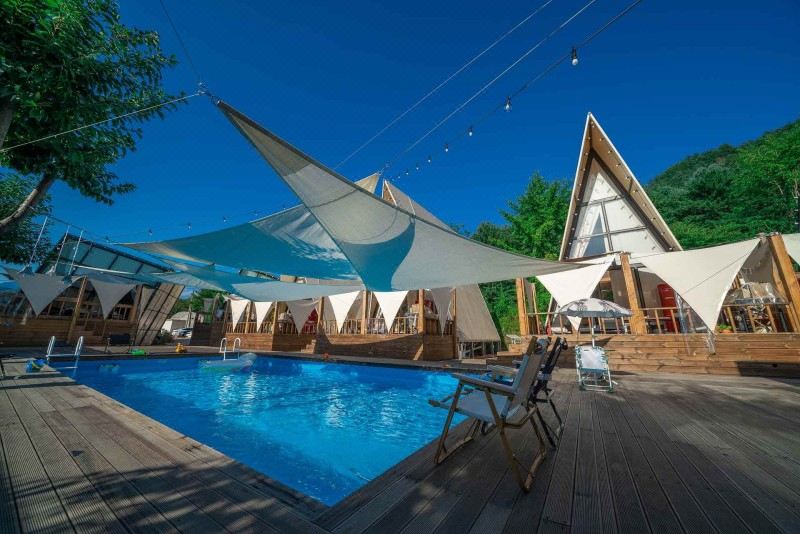 숲속의 정원 캠프파이어