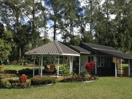 Nice little cottage oasis on a tropical fruit orchard consisting of many fruits. Отели в г. Хавайиан-Парадайс-Парк