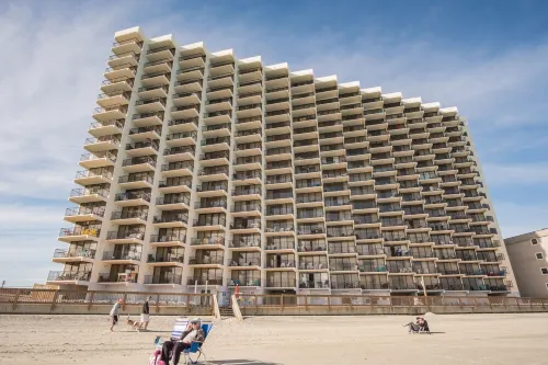 Scenic Ocean front first floor pool view spacius condo for up to 4 adults.