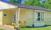 Historic PostWar Lustron House ADA Accessible Ramped Sidewalk
