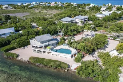 Secluded Oceanfront property, Private pool, hot tub, boat ramp and dock Hotels near Capt. Pete's Coconut Garden