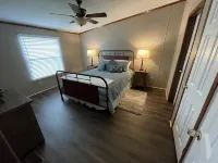 Comfy Getaway w/ stream and bridge out back