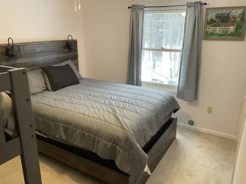 Cozy cabin in the woods