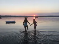 Sandy Beach Front Cottage with great Sunsets