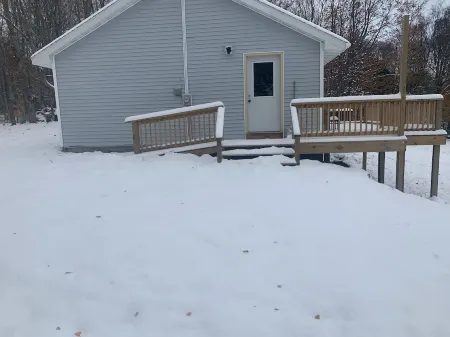 The Hill House offers a great view, plus it's close to town and dog friendly!