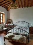 Villa Banditello, secluded, panoramic view over Montepulciano valley.