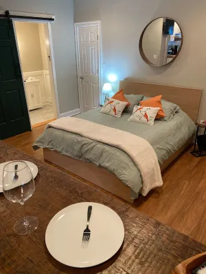 Newly renovated backhouse in the heart of Memphis' historic Evergreen District.