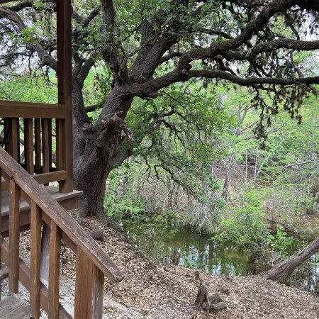 Creekside Cabin near Lost Maples State Park