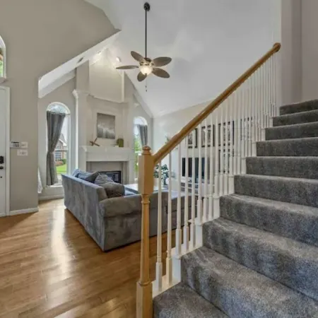 Home away from home with big private fenced backyard