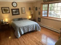 Replica firehouse with large game room, close to hiking and skiing