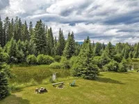 1920 Montana Quiet Log Cabin! Creek, fire pit, 10 ac. of wilderness/ Swan Valley