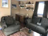 Vintage Cabin with Hot Tub, Convenient in-Town Location & Mountain Views!